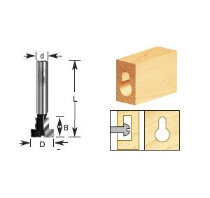 BROCA PARA ROUTER OJO DE CERRADURA 3/8 X 1/4 TIMBERLINE 140-10