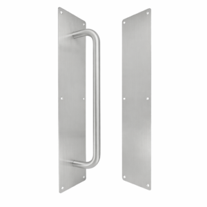 Placas con Jaladera Acero Inox Mod. 2001 40 x 8 cm ETC (jgo)