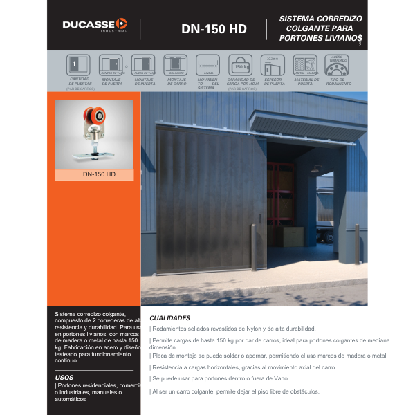 Sistema HD-150 Ducasse (1 Hoja) - Imagen 2