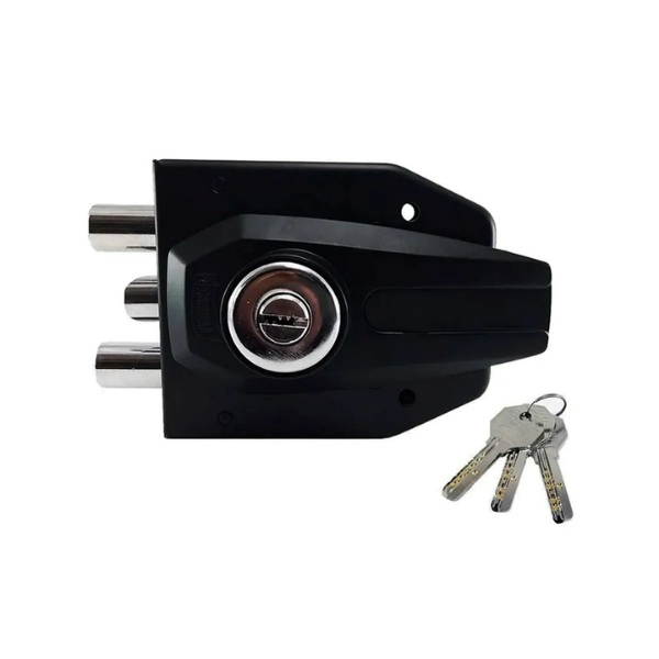 Cerradura de Sobreponer Mod. AS-3000 Negra Phillips - Imagen 2