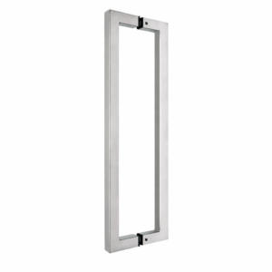 Asa Doble Cuadrada para Cristal Acero Inox PH-40 42 cm ETC