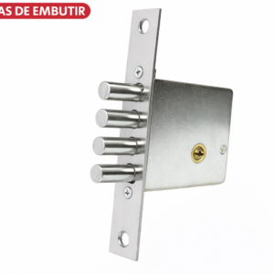 Cerradura de Embutir Mod. X-1000 Bolt Cromo Phillips